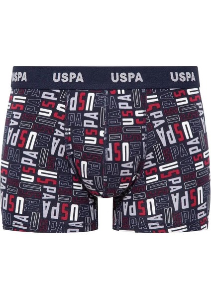 80509 Erkek Pamuklu 3'lü Boxer Bordo Gri Melanj Baskılı fırsatları