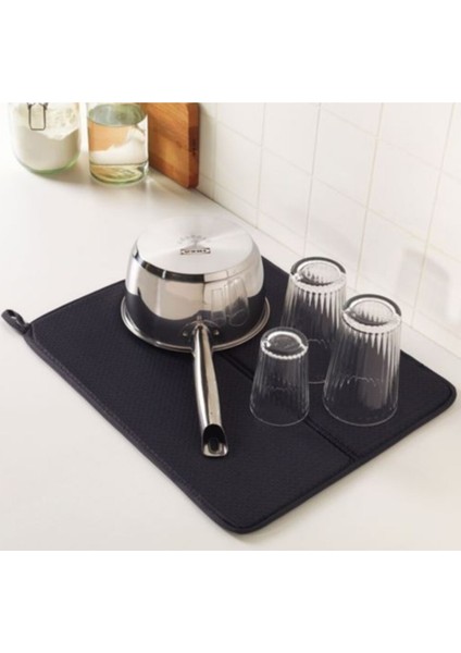 Bulaşık Kurutma Örtüsü Nysköljd Ikea, Koyu Gri
