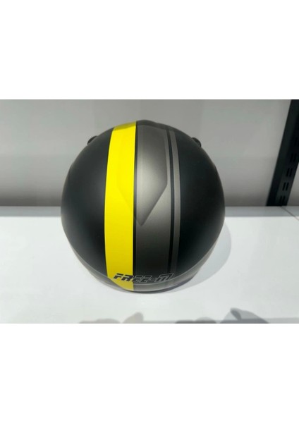 Kask Free-M 601 Çenesiz Siyah/sarı modelleri