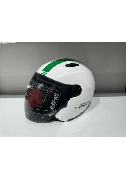 Kask Free-M 601 Çenesiz Beyaz Italy