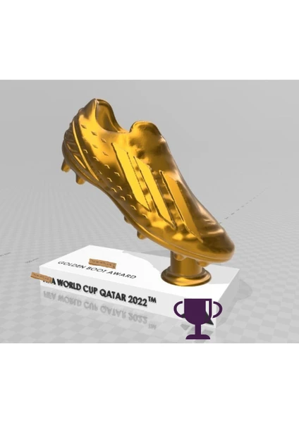 Goplast Premium Adidas Golden Boot Award - Altın Ayakkabı Ödülü 20 cm büyük boy