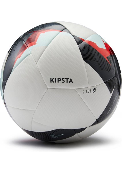 Kipsta Futbol Topu - 5 Numara - Beyaz / Kırmızı - F550