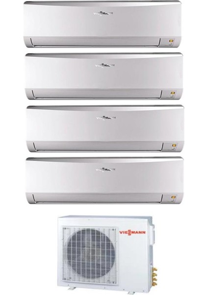 Vitoclima (O4F3100M2) 9+9+9+24 Iç 10,5 Kw Dış Ünite A++ 24000 BTU 1+4 Sistem Multi Inverter Klima