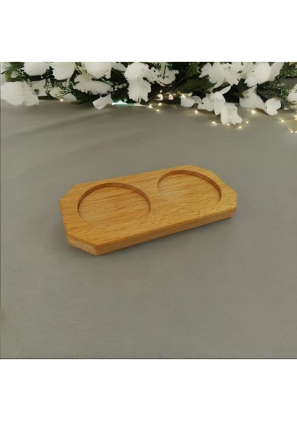 20X10 Ahşap Yağdanlık Altlığı, Baharat, Sunum Standı, Çok Amaçlı Mutfak Tabağı