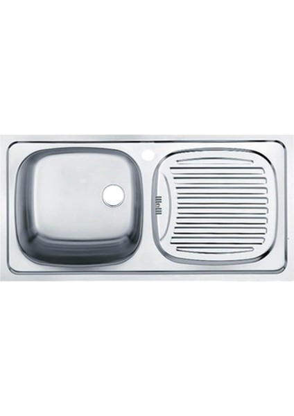 Mutfak Eviye PA350N1104 Sağ Damlalıklı 44X86X15 cm