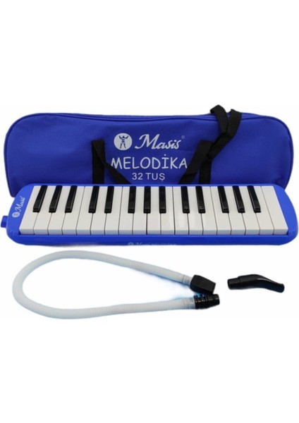 Melodika Seti 32 Tuş Mavi