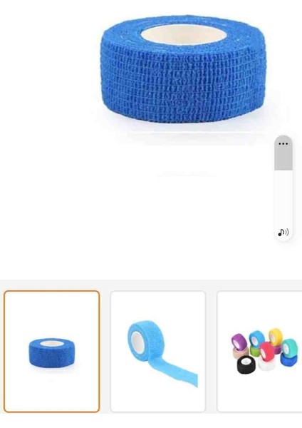 Coban Bandajı Kendinden Yapışkanlı Bandaj2.5 cm x 4.5 mt ( 10 Adet,)