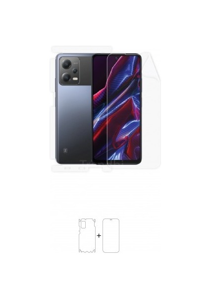 Xiaomi Poco X5 5g Ön, Arka ve Yan 360 Derece Tam Kaplama Poliüretan Film