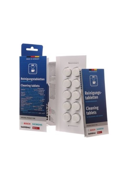 Siemens Kahve ve Espresso Makinası Temizlemek Için Yağ Temizlik Tableti Siemens Tablet Temizleyici