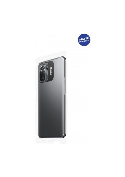 Xiaomi Poco M5S Mat Arka ve Yan Koruyucu Tpu Film