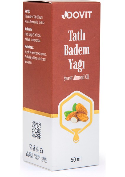 Tatlı Badem Yağı 50 ml