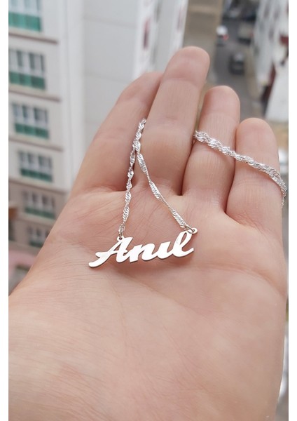 925 Ayar Gümüş Isimli Kolye