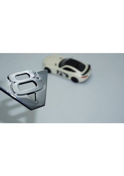 Explorer V8 Bagaj 3m Krom Metal Logo Amblem Ford Ile Uyumlu