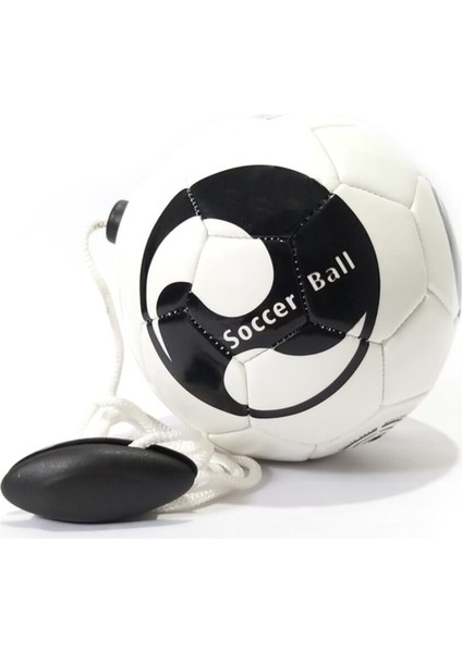 Soccer Ball Antreman Topu Hakiki Deri 2 Numara Ayarlanabilir 1,5 M Ipli