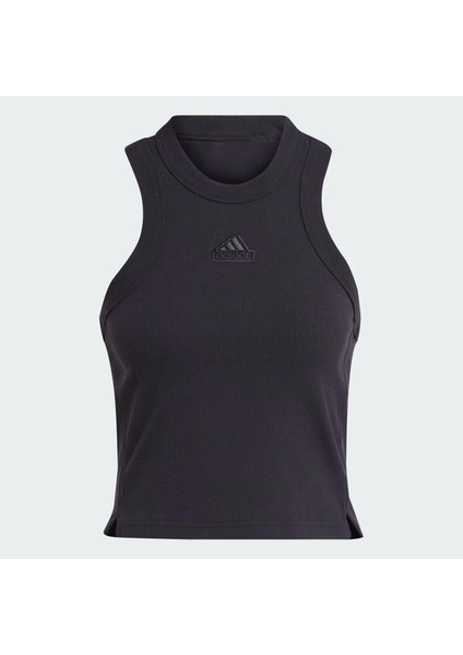 Adidas Lounge Ribbed Crop Kadın Atlet