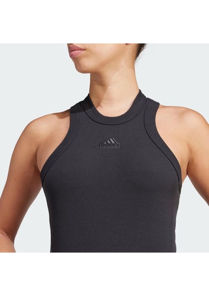 Adidas Lounge Ribbed Crop Kadın Atlet