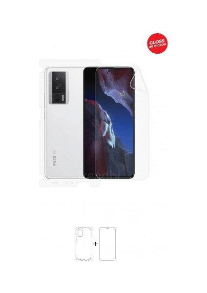 Xiaomi Poco F5 Pro Ön, Arka ve Yan 360 Derece Tam Kaplama Tpu Film