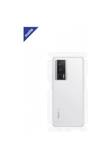 Xiaomi Poco F5 Pro Mat Arka ve Yan Koruyucu Poliüretan Film