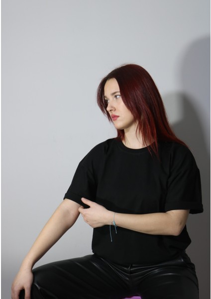 Baskısız Siyah Unisex T-Shirt fiyatları