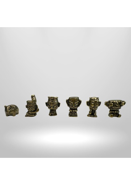 MC24 Metalicraft Metal Satranç Takımı – Ceviz Hazneli Kilitli Tahta– El Yapımı Miniature Metal Taşlar modelleri