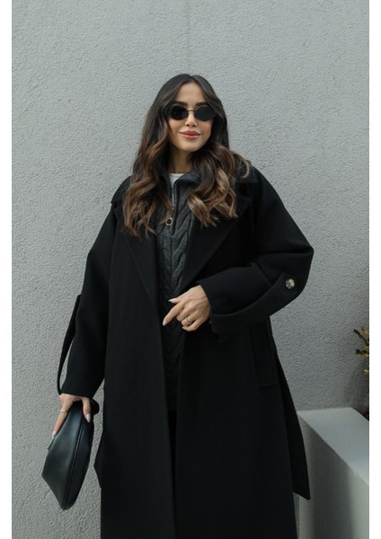 Siyah Kol Detaylı Premium Kaban modelleri