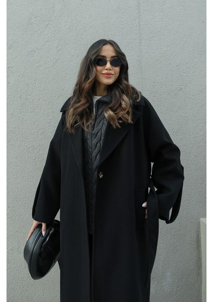 Siyah Kol Detaylı Premium Kaban fırsatları
