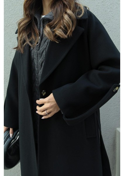 Siyah Kol Detaylı Premium Kaban indirimleri