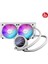 ROG RYUO III 240 ARGB ANIME MATRIX LED EKRAN ADRESLENEBİLİR RGB FAN ROG ARGB CPU SOĞUTUCUSU BEYAZ 2