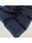 Lacivert Bulut Desenli Taşlanmış Saten İpek Eşarp 8783757 - 313 2