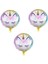 Unicorn Yuvarlak Folyo Balon 3 Adet 1