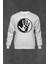 Gri Sweatshirt Irkçılığa Hayır No Racism Baskılı Unisex Sweat 1