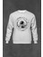Gri Sweatshirt Astronot Uzay Cosmos Ay Dünya Gezegen Galaksi Baskılı Unisex Sweat 1