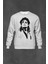 Gri Sweatshirt Michael Jackson Dance Moon Light Dancing Dans Baskılı Unisex Sweat 1