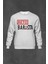 Gri Sweatshirt The Reto Barista Coffee Kahve Espresso Baskılı Unisex Sweat 1