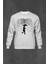 Gri Sweatshirt Playing Music In The Rain Nota Yağmuru Şemsiye Baskılı Unisex Sweat 1
