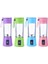 Mor Tarzı 380ML 6 Bıçaklı Limon Suyu Sıkacağı Makinesi Taşınabilir Gıda Blender Mikser Hızlı Meyve Suyu Kesme Gücü Meyve Karıştırma Fincan (Yurt Dışından) 5