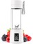 Beyaz Stil USB Şarj Edilebilir Taşınabilir Kolay Blender Mini Sıkacağı Çok Fonksiyonlu USB Şarj Suyu Bardağı Meyve Elektrikli Suyu Karıştırma Fincan (Yurt Dışından) 1