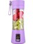 Mor Tarzı Taşınabilir Blender USB Mikser Elektrikli Meyve Sıkacağı Makinesi Smoothie Blender Mini Mutfak Robotu Kişisel Limon Sıkacağı Portakal Sıkacağı (Yurt Dışından) 3