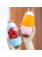 Mavi Stil 330ML Portable Mini USB Rechargeable Electric Juicer Bottle Cup Fruit Blender Mixer Rabbit Shape Extractor 19QE (Yurt Dışından) 5