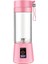 Pembe Tarzı Taşınabilir Blender Elektrikli Meyve Sıkacağı Blender USB Blender Mutfak Robotu Smoothie Blender Kişisel El Mikseri Sıkacağı Sıkacağı (Yurt Dışından) 1