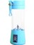 Yeşil Stil Taşınabilir Mikser USB Elektrikli Meyve Sıkacağı El Smoothie Maker Blender Karıştırma Şarj Edilebilir Mini Suyu Şişesi Bardak Extractor (Yurt Dışından) 5