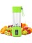 Yeşil Stil 6 Bıçak Taşınabilir Mini Blender Meyve Suyu Bardağı 6 Bıçaklı Mini USB Şarj Edilebilir Çok Fonksiyonlu Ev Suyu Bardağı Öğrenci Sıkacağı Blender (Yurt Dışından) 1