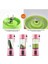 Yeşil Stil 6 Bıçak Taşınabilir Mini Blender Meyve Suyu Bardağı 6 Bıçaklı Mini USB Şarj Edilebilir Çok Fonksiyonlu Ev Suyu Bardağı Öğrenci Sıkacağı Blender (Yurt Dışından) 4