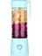 Mavi Stil Kişisel Blender Shake And Smoothies Küçük Mini Taşınabilir Tekli Meyve Sıkacağı Karıştırıcı USB Şarj Edilebilir Buz Karıştırıcı (Yurt Dışından) 1