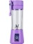 Lavanta Tarzı 6 Bıçak Taşınabilir Blender 6 Bıçaklı USB Elektrikli Sıkacağı Makinesi Blender Mikser Mini Mutfak Robotu Kişisel Blender Vitamer (Yurt Dışından) 1