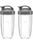 Stili Temizle Nutribullet 600W ve Pw Blender (2 Paket) Için Üstten Açılır Kapaklı 32 Oz Yedek Bardak (Yurt Dışından) 1