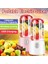 Pembe Yükseltilmiş Stil 300ML Mini Taşınabilir Elektrikli Meyve Sıkacağı Cut Mikser Smoothie Maker Blender Makinesi Seyahat Için USB Şarj Edilebilir Meyve Suyu Bardağı Şişe (Yurt Dışından) 2