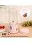 Pembe Yükseltilmiş Stil 300ML Mini Taşınabilir Elektrikli Meyve Sıkacağı Cut Mikser Smoothie Maker Blender Makinesi Seyahat Için USB Şarj Edilebilir Meyve Suyu Bardağı Şişe (Yurt Dışından) 3