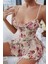 Çicek Desenli Özel Tasarım Gecelik Babydoll 4