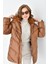 Kadın Şişme Kaban Camel RBN4074 4